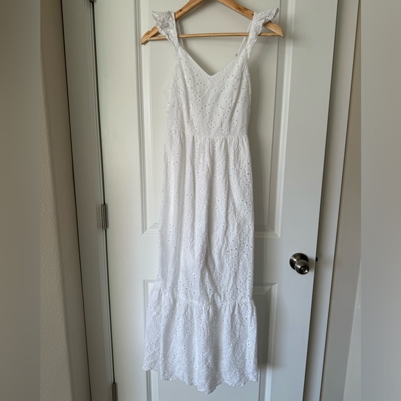 Sincerely Jules cotton white islet maxi sundress. Size XS - Picture 1 of 4